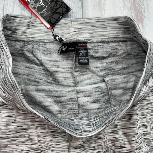 NWT Spyder Active Jogger Sweatpants L‎ Large Womens Gray Gym Workout Ladies $68 - Picture 4 of 12